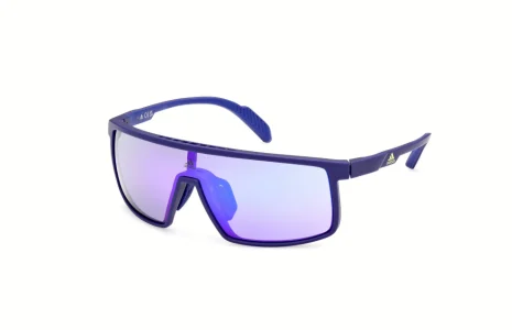 Adidas brýle Sport SP0057 Blue/Gradient Or Mirror Violet
