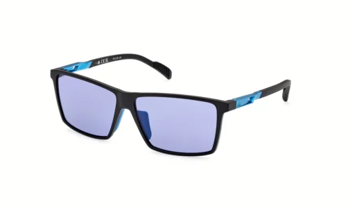Adidas brýle Sport SP0058 Matte Black/Blue