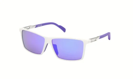 Adidas brýle Sport SP0058 White/Gradient Or Mirror Violet