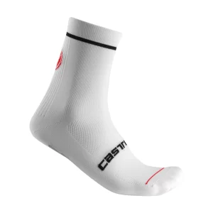 Castelli ponožky Entrata 9 cm white
