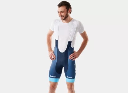 Santini replika pánských kraťasů s laclem Santini Trek Factory Racing XC