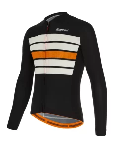 Santini dres s dlouhým rukávem Ecosleek Bengal White