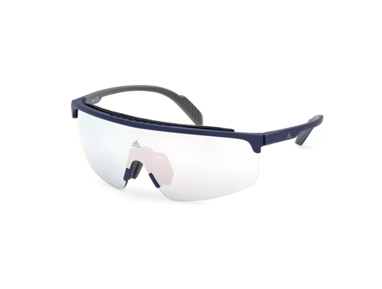 Adidas brýle Sport SP0044 Blue/Smoke Mirror