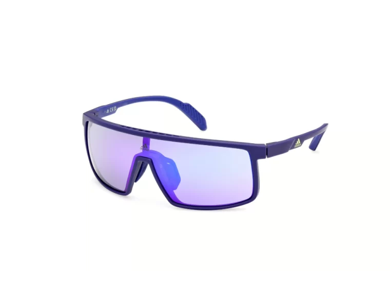 Adidas brýle Sport SP0057 Blue/Gradient Or Mirror Violet