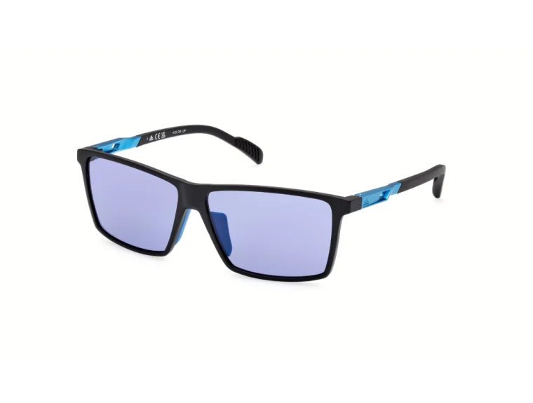 Adidas brýle Sport SP0058 Matte Black/Blue