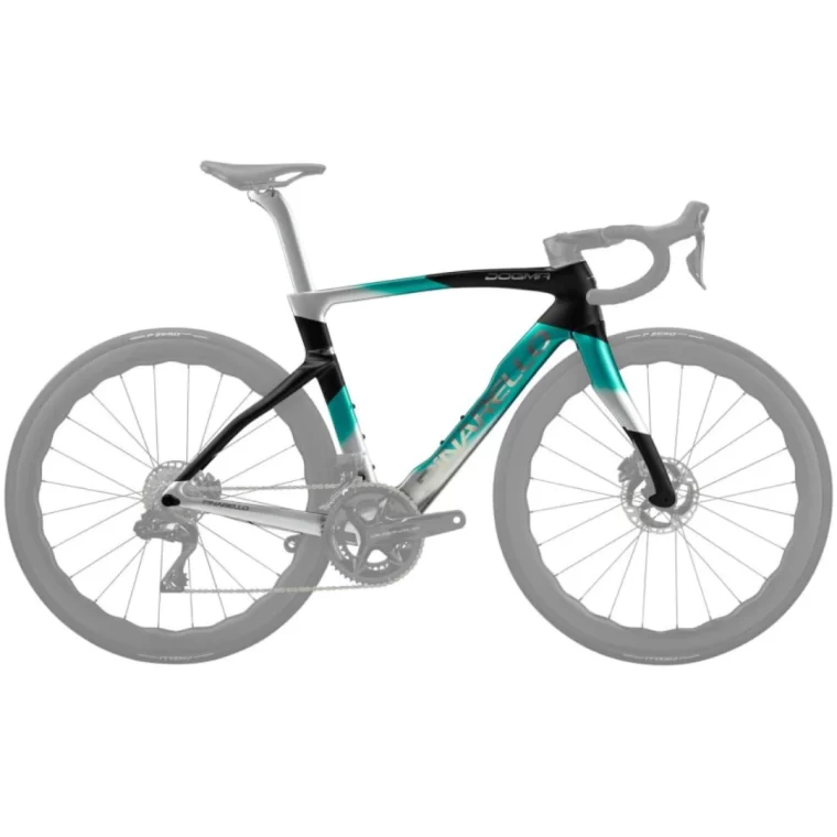 Pinarello rám Dogma F Disc Frameset Nebula Green Silver