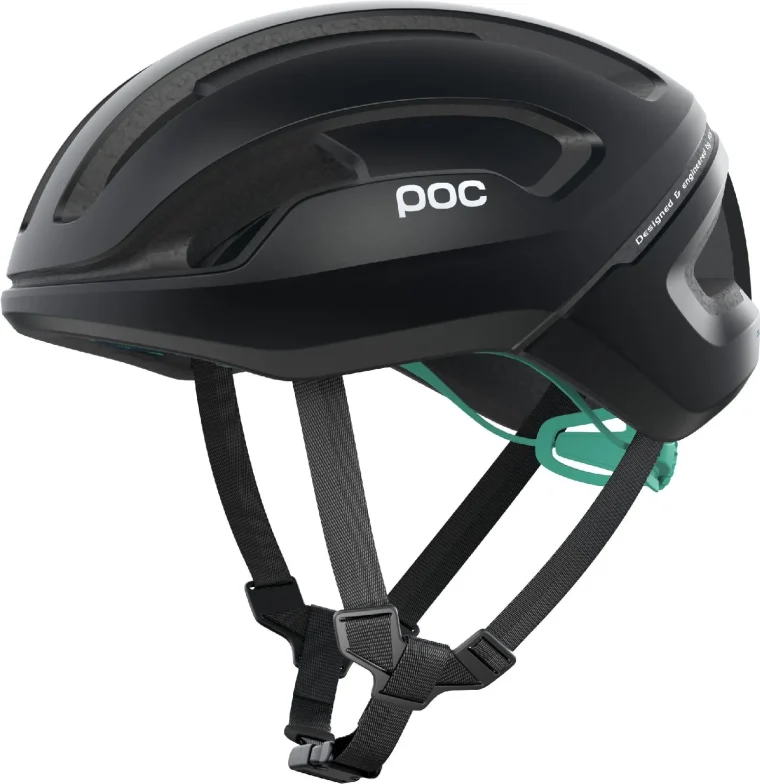 POC Omne Air SPIN Uranium Black/Fluorite Green Matt