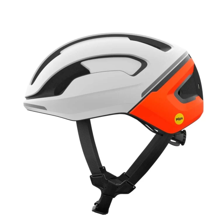 POC Omne Beacon MIPS Hydrogen White/Fluorescent Orange Matt