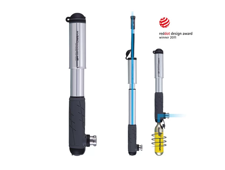 Topeak pumpa Hybrid Rocket HP stříbrná