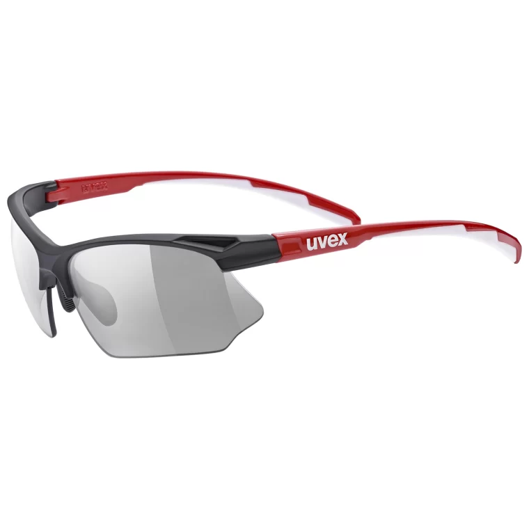 Uvex brýle Sportstyle 802 Vario, Black Rerd White/Smoke (2301)